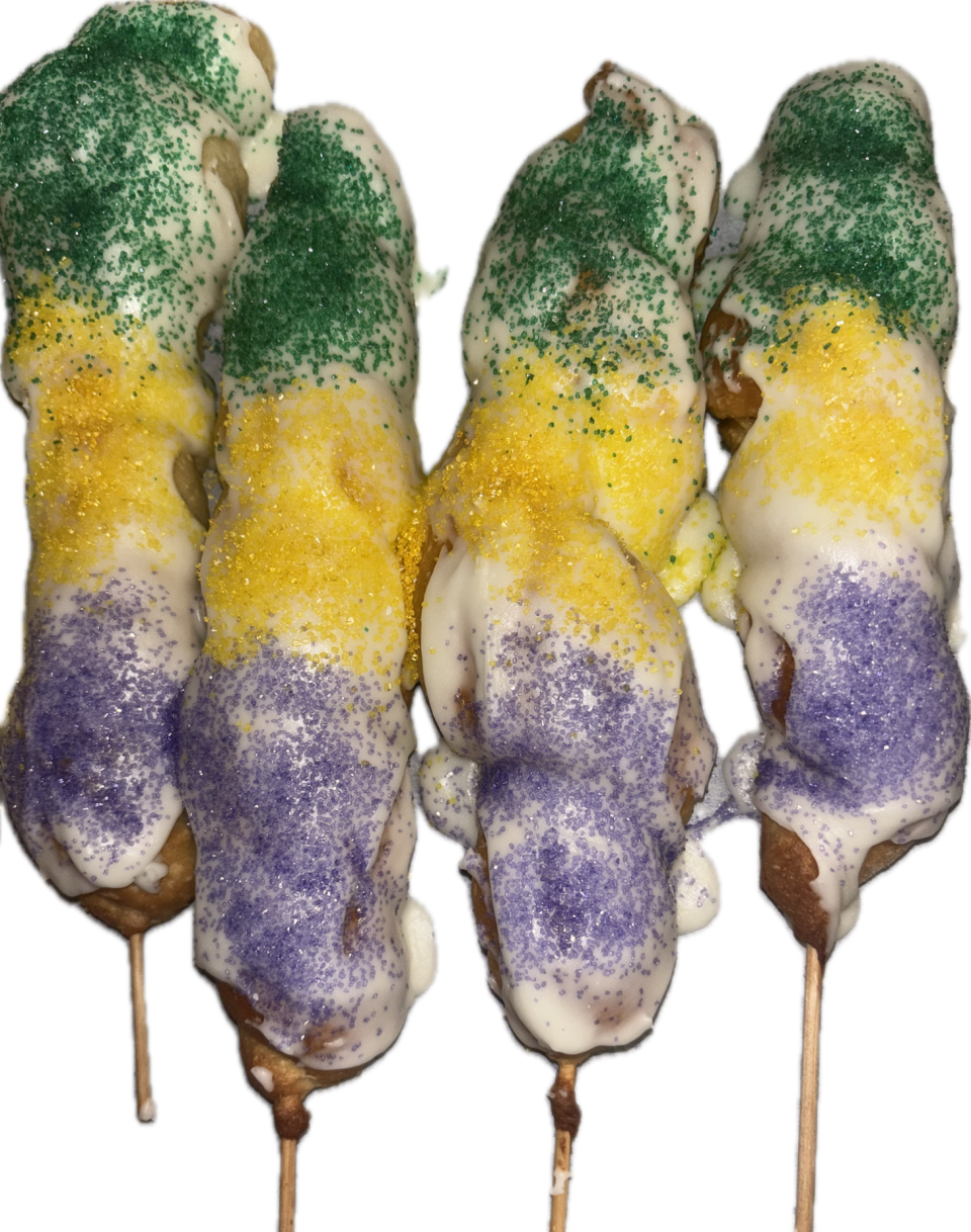 KING💚CAKE💛ON THE STICK💜  $47.99/ DZ
